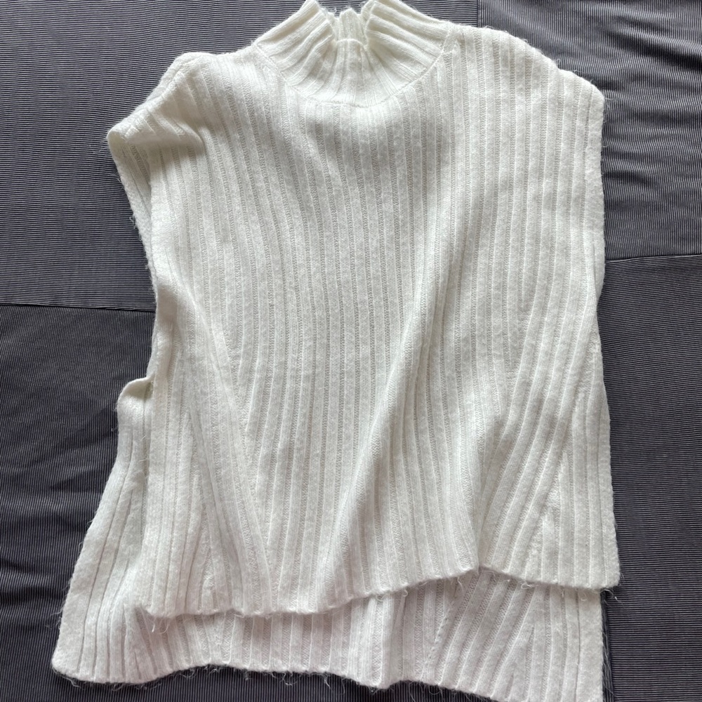 Ribbed Tank Top Sweater